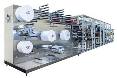 خط إنتاج ماسكات ورقية للوجه/ ماكينة إنتاج قناع مبلل ورقي للوجه